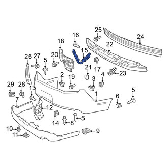 Ford OE - Right Bumper Cover Reinforcement