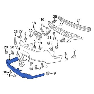 Ford OE - Rear Valance Panel