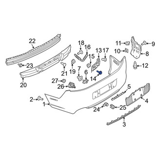 Ford OE - Hood Release Cable Screw