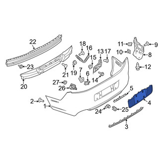 Ford OE - Rear License Plate Light Panel