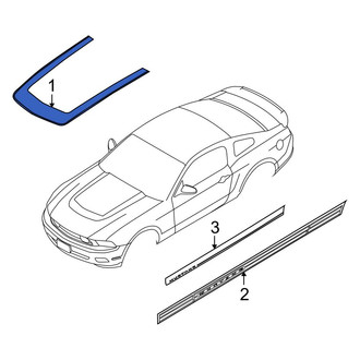 Ford OE - Left Trim Stripe Tape