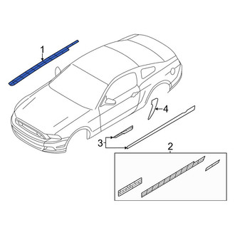 Ford OE - Left Trim Stripe Tape