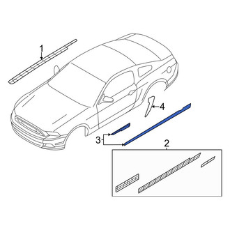 Ford OE - Left Trim Stripe Tape