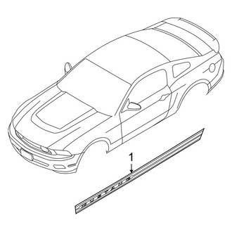 Ford OE - Stripe Tape (With Pony Package), (Base)