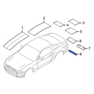 Ford OE - Left Trim Stripe Tape
