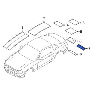 Ford OE - Right Trim Stripe Tape