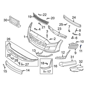 Ford OE - Brake Air Duct Clip