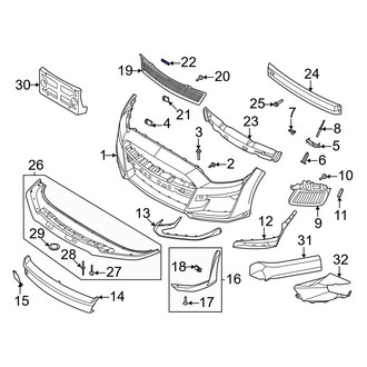 Ford OE - Brake Air Duct Clip