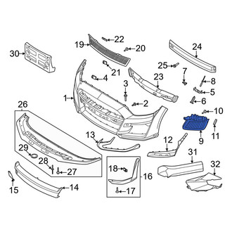 Ford OE - Front Right Brake Air Duct