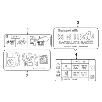 Ford OE - Information Labels
