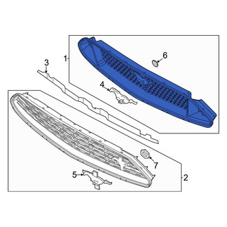 Ford OE - Front Upper Grille