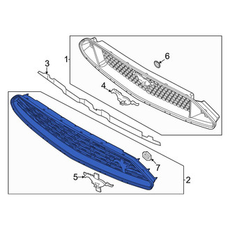 Ford OE - Front Upper Grille
