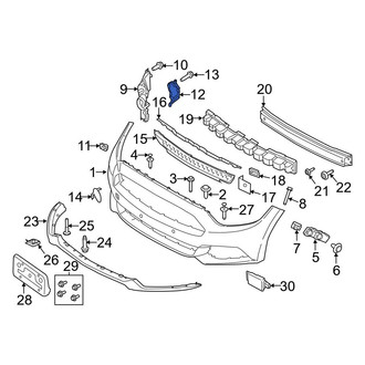 Ford OE - Front Left Fog Light Bracket