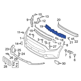 Ford OE - Front Bumper Impact Absorber