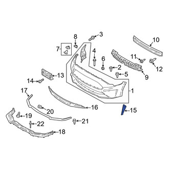 Ford OE - Front Left Outer Grille