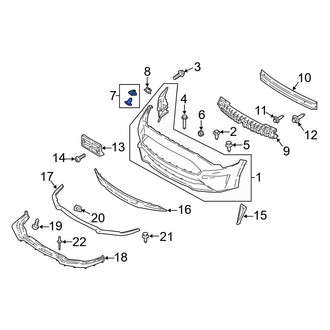 Ford OE - Front Left Bumper Cover Support Rail Bracket