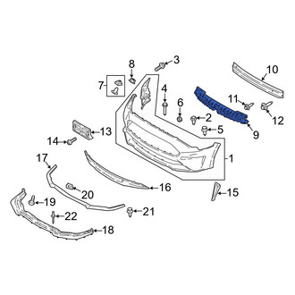 Ford OE - Front Bumper Impact Absorber