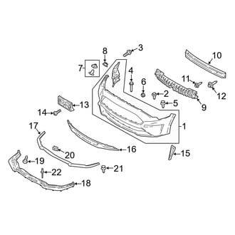 Ford OE - Front Bumper & Grille - Bumper & Components (EcoBoost / EcoBoost Premium)