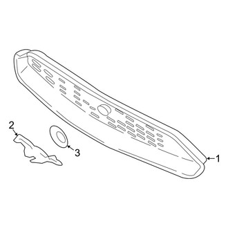 Ford OE - Front Bumper & Grille - Grille & Components (EcoBoost / EcoBoost Premium)