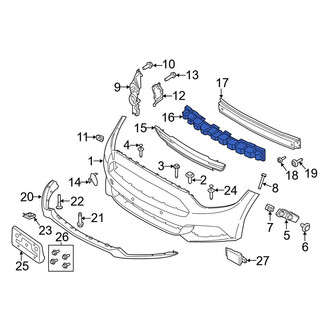 Ford OE - Front Bumper Impact Absorber