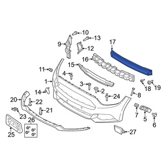 Ford OE - Front Bumper Impact Bar