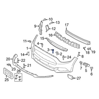 Ford OE - Bumper Cover Bolt