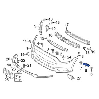 Ford OE - Front Left Bumper Cover Support Rail Bracket
