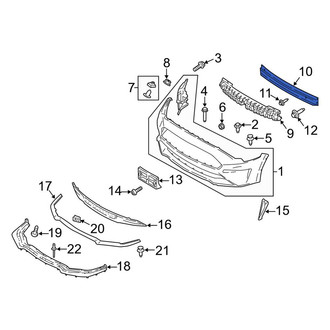 Ford OE - Front Bumper Impact Bar
