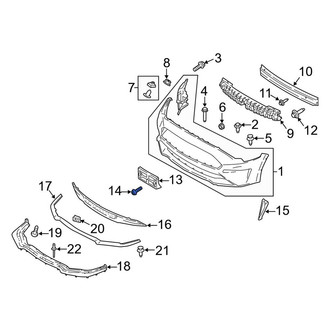 Ford OE - License Plate Bracket Screw