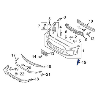Ford OE - Front Left Outer Grille