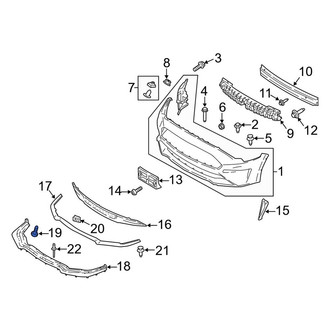 Ford OE - Bumper Cover Screw