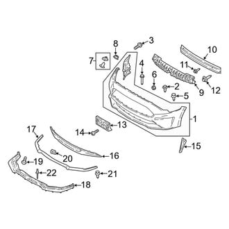 Ford OE - Front Bumper & Grille - Bumper & Components (GT / GT Premium Coupe)