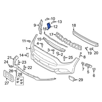 Ford OE - Front Left Fog Light Bracket