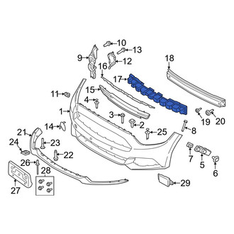 Ford OE - Front Bumper Impact Absorber