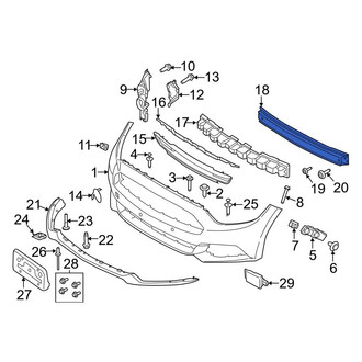 Ford OE - Front Bumper Impact Bar