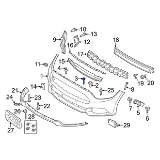 Ford OE - Bumper Cover Bolt