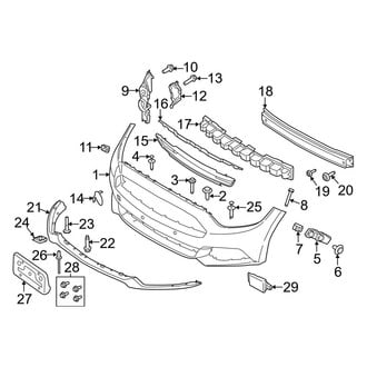Ford OE - Front Bumper & Grille - Bumper & Components
