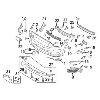 Ford OE - Front Bumper & Grille - Bumper & Components (Shelby GT350 / Shelby GT350R)