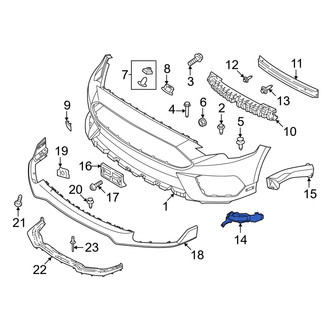 Ford OE - Right Fog Light Bracket
