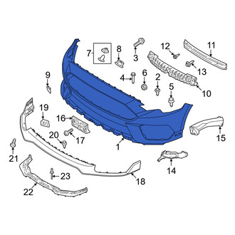 Ford OE - Front Upper Bumper Cover