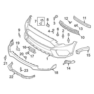Ford OE - Front Bumper & Grille - Bumper & Components