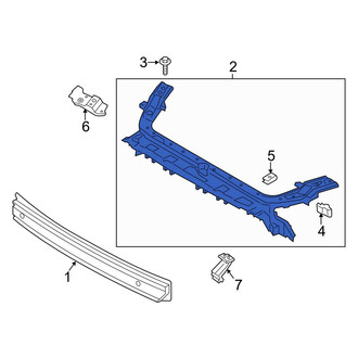 Ford OE - Front Radiator Support Tie Bar