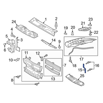 Ford OE - Radiator Support Air Deflector Bracket