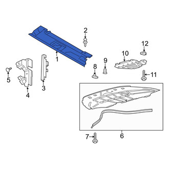 Ford OE - Front Radiator Support Access Cover