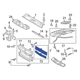 Ford OE - Front Left Radiator Support Baffle