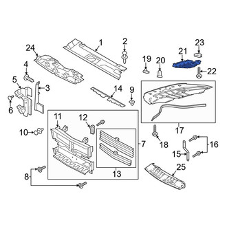 Ford OE - Radiator Support Splash Shield Insulator