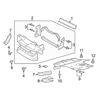 Ford OE - Radiator Support - Splash Shields (Shelby GT350 / Shelby GT350R)