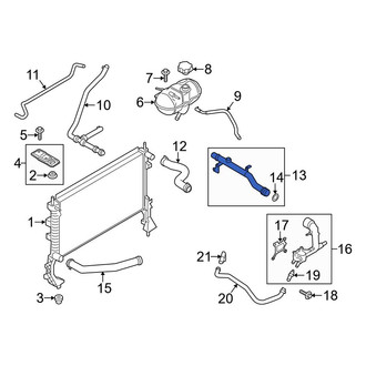 Ford OE - Engine Coolant Pipe