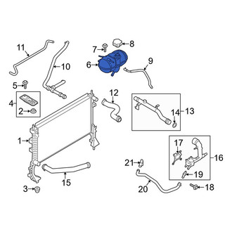 Ford OE - Engine Coolant Reservoir
