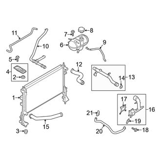 Ford OE - Cooling - Radiator & Components